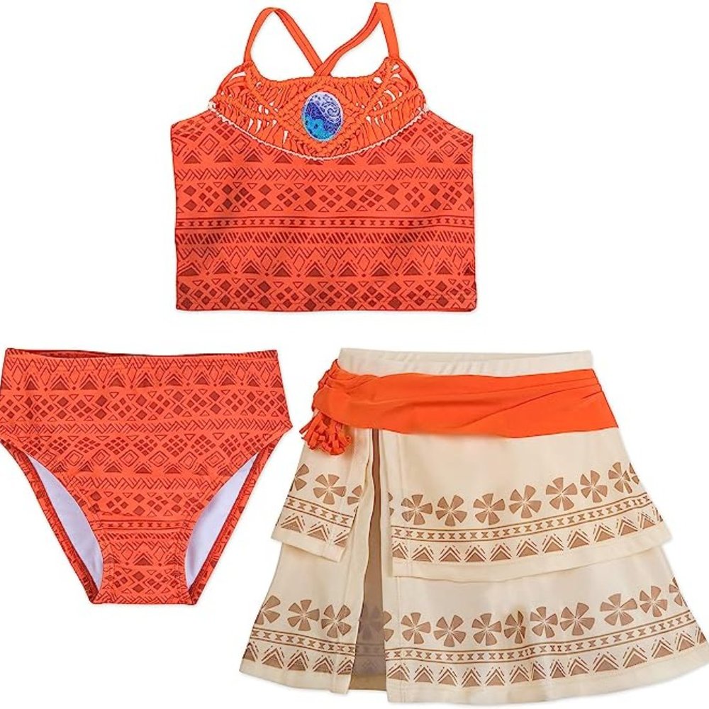 Moana 3 piece bathing suit
